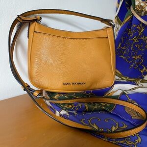 Dana Buchman Mustard Crossbody Bag